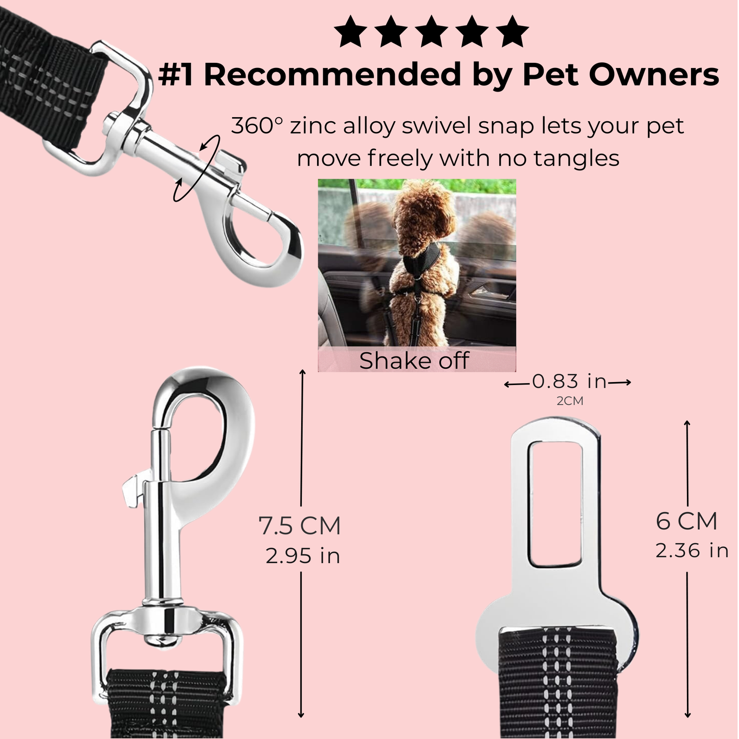 RideSafe™ Pet Seat Belt